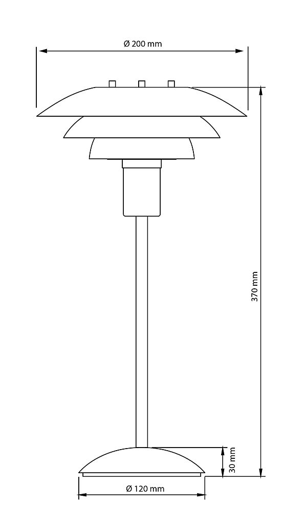 Epsilon 37cm Beige tischlampe Von Aneta Lighting - Durch den kleinen Bildschirm eignet es sich beispielsweise für den Einsatz im Fenster oder auf einem Regal.