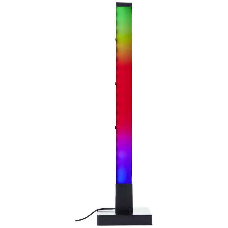 Neele 50cm Schwarz tischlampe Von Brilliant - Dank RGB-LED steht Ihnen eine gro&szlig;e Auswahl an Farben und Effekten zur Verf&uuml;gung, sodass Sie das Licht ganz einfach an Ihre Stimmung und den Anlass anpassen k&ouml;nnen.