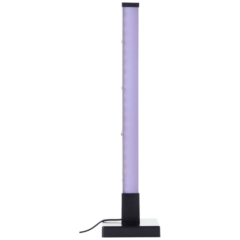 Neele 50cm Schwarz tischlampe Von Brilliant - Dank RGB-LED steht Ihnen eine gro&szlig;e Auswahl an Farben und Effekten zur Verf&uuml;gung, sodass Sie das Licht ganz einfach an Ihre Stimmung und den Anlass anpassen k&ouml;nnen.
