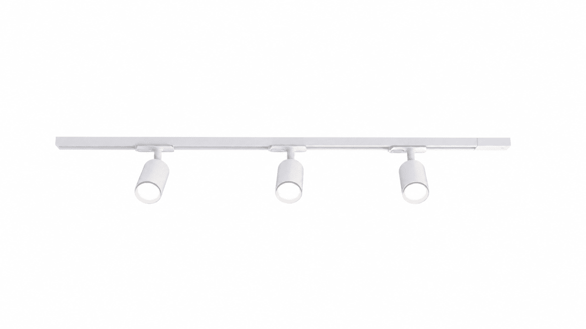 Forma 3-sett Weiß Von Nordic Lighting - Ein komplettes Set aus Schienen und Strahlern von Nordic Lighting.