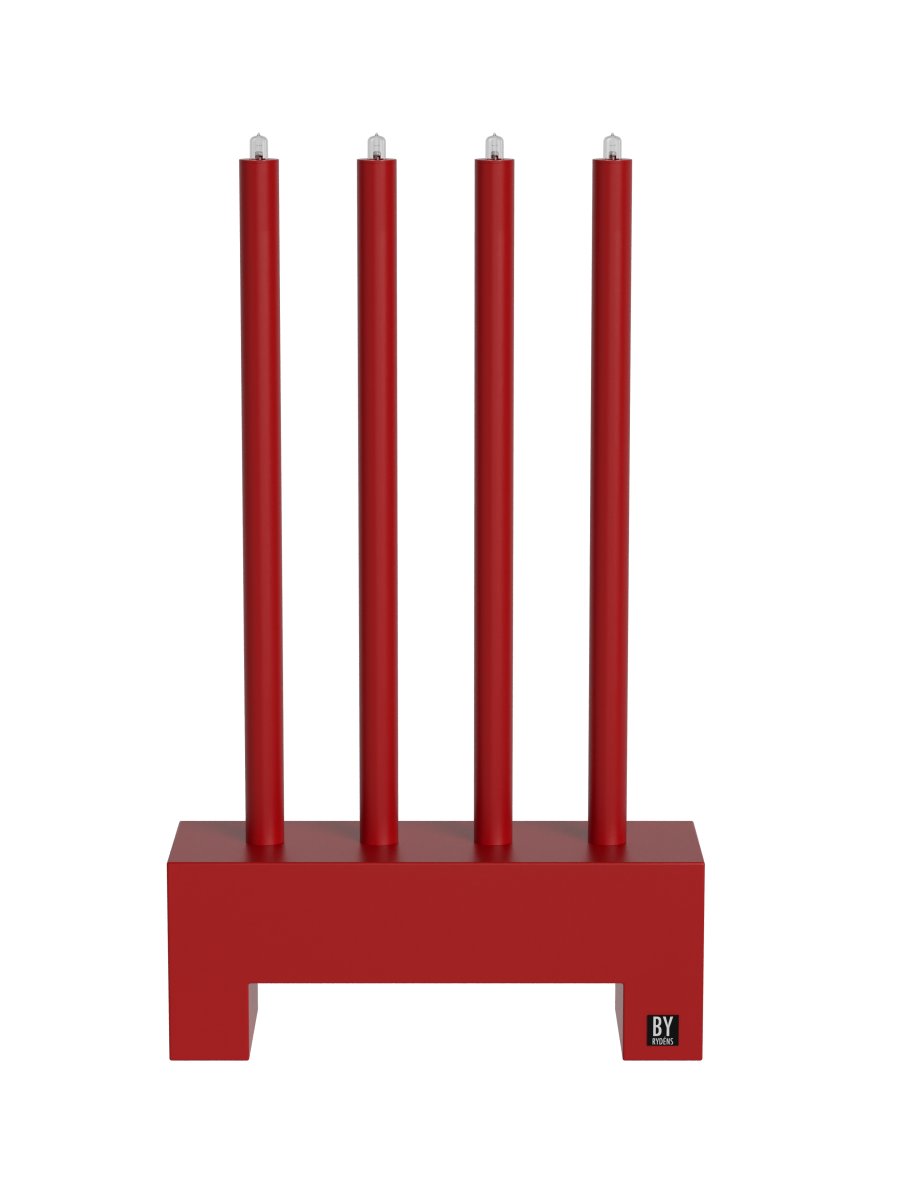 Twinkle ROT Von By Rydéns - Twinkle ist ein stilvoller und moderner Kerzenst&auml;nder aus Metall.