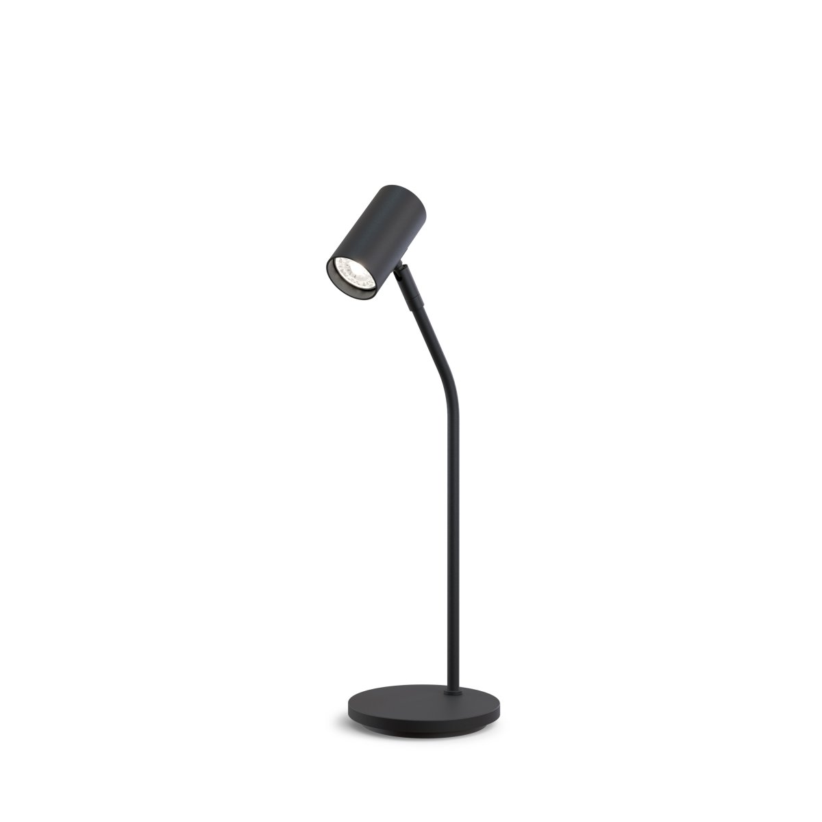 Tyson 54cm Schwarz schreibtischlampe Von Belid - Die Tischlampe Tyson hat ein einfaches und stilvolles Design aus schwarzem strukturiertem Metall und verfügt über einen verstellbaren Lampenschirm, mit dem Sie das Licht genau dorthin lenken können, wo es zum Lesen oder Arbeiten benötigt wird.