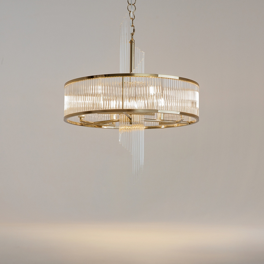 Frame Ø58 Gold hängelampe Von Maytoni - Die Prismen streuen das Licht auf eine sch&ouml;ne und effektive Weise, die die Atmosph&auml;re im Raum verbessert.