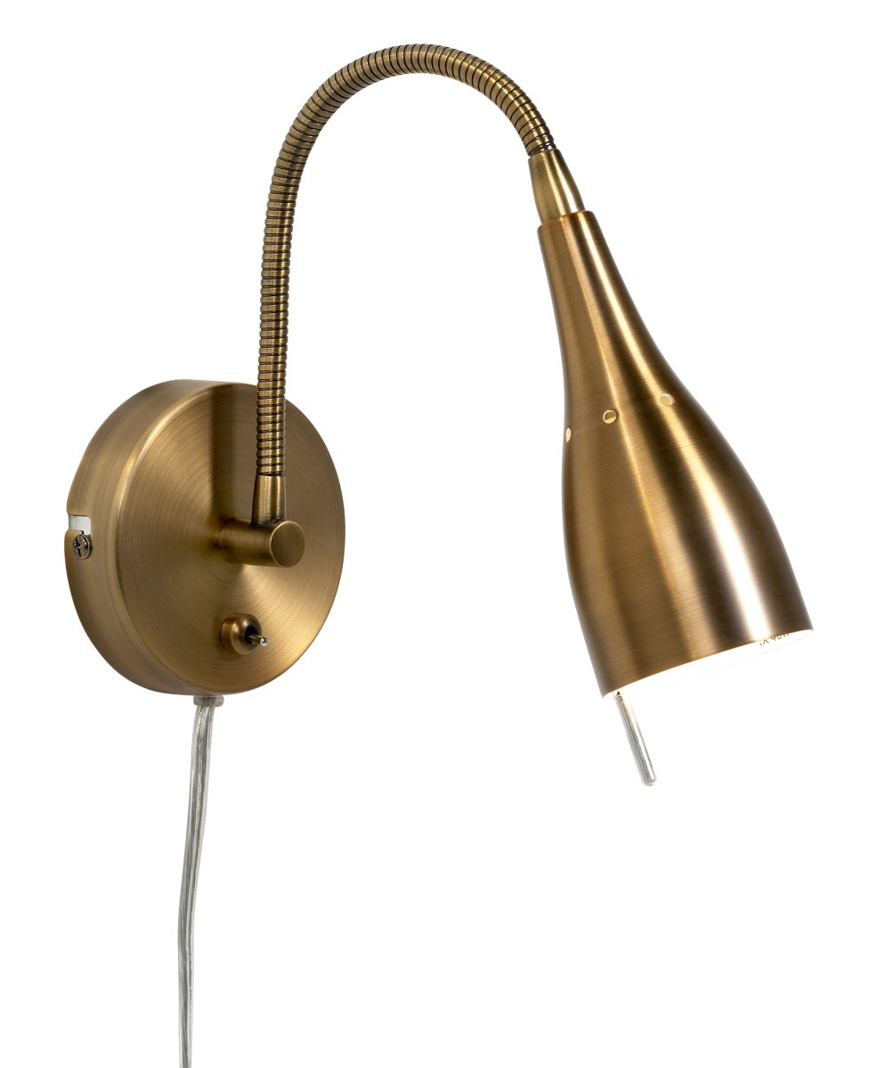 Tanum Oxid leselampe Von Armaturhantverk - Mit dem flexiblen Arm k&ouml;nnen Sie das Licht ganz einfach dorthin richten, wo Sie es am meisten brauchen, wodurch die Lampe perfekt f&uuml;r Lernecken oder Arbeitspl&auml;tze geeignet ist.