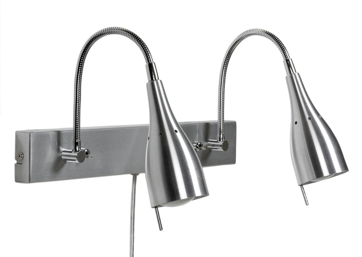 Tanum Aluminium leselampe Von Armaturhantverk - Durch das elegante und minimalistische Design passt es perfekt ins Schlafzimmer, Wohnzimmer oder B&uuml;ro.