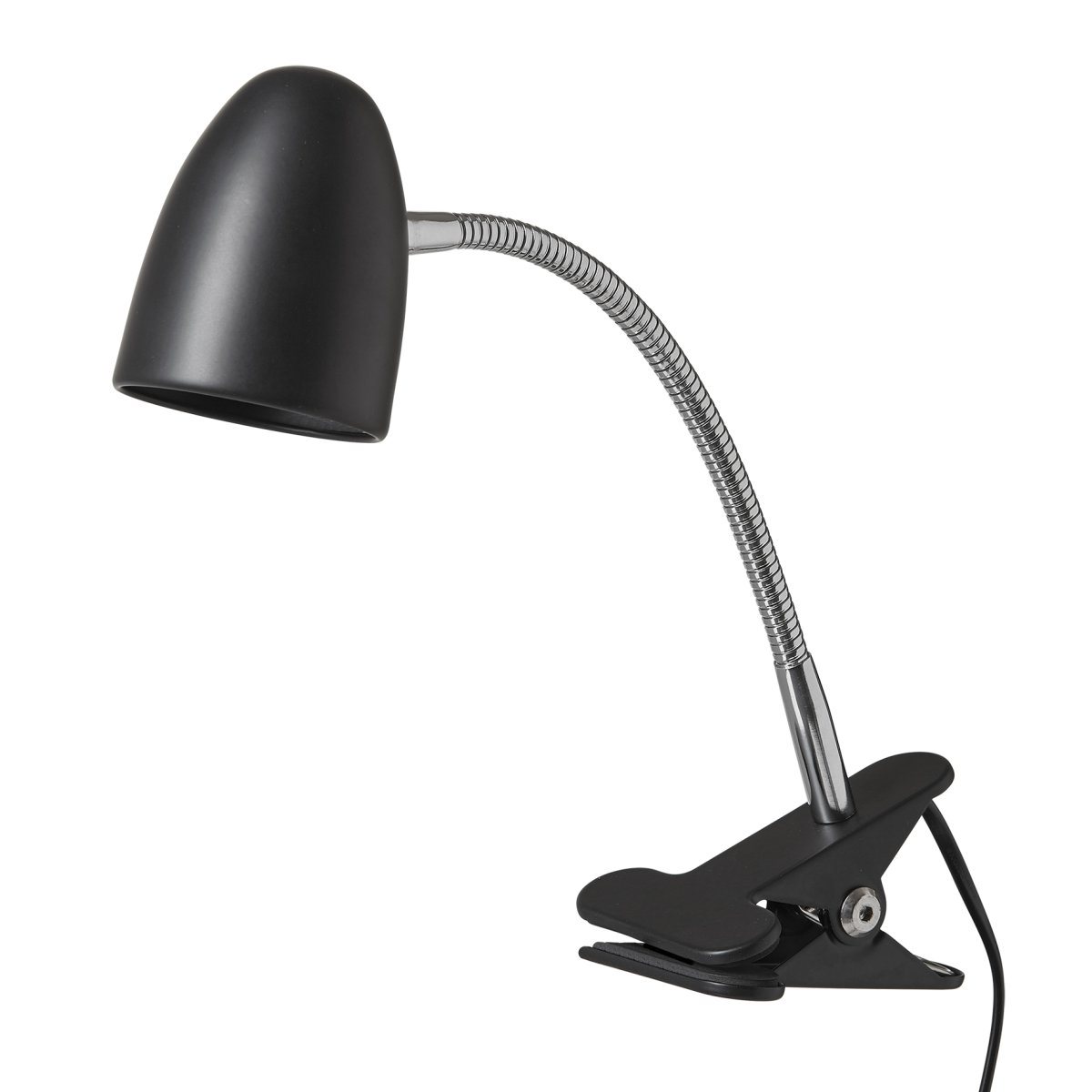 Koster Schwarz klemmlampe Von Armaturhantverk - Durch die flexible Klemme l&auml;sst sich die Lampe an unterschiedlichen Oberfl&auml;chen befestigen und eignet sich somit ideal f&uuml;r das Kopfteil, den Schreibtisch oder das B&uuml;cherregal.