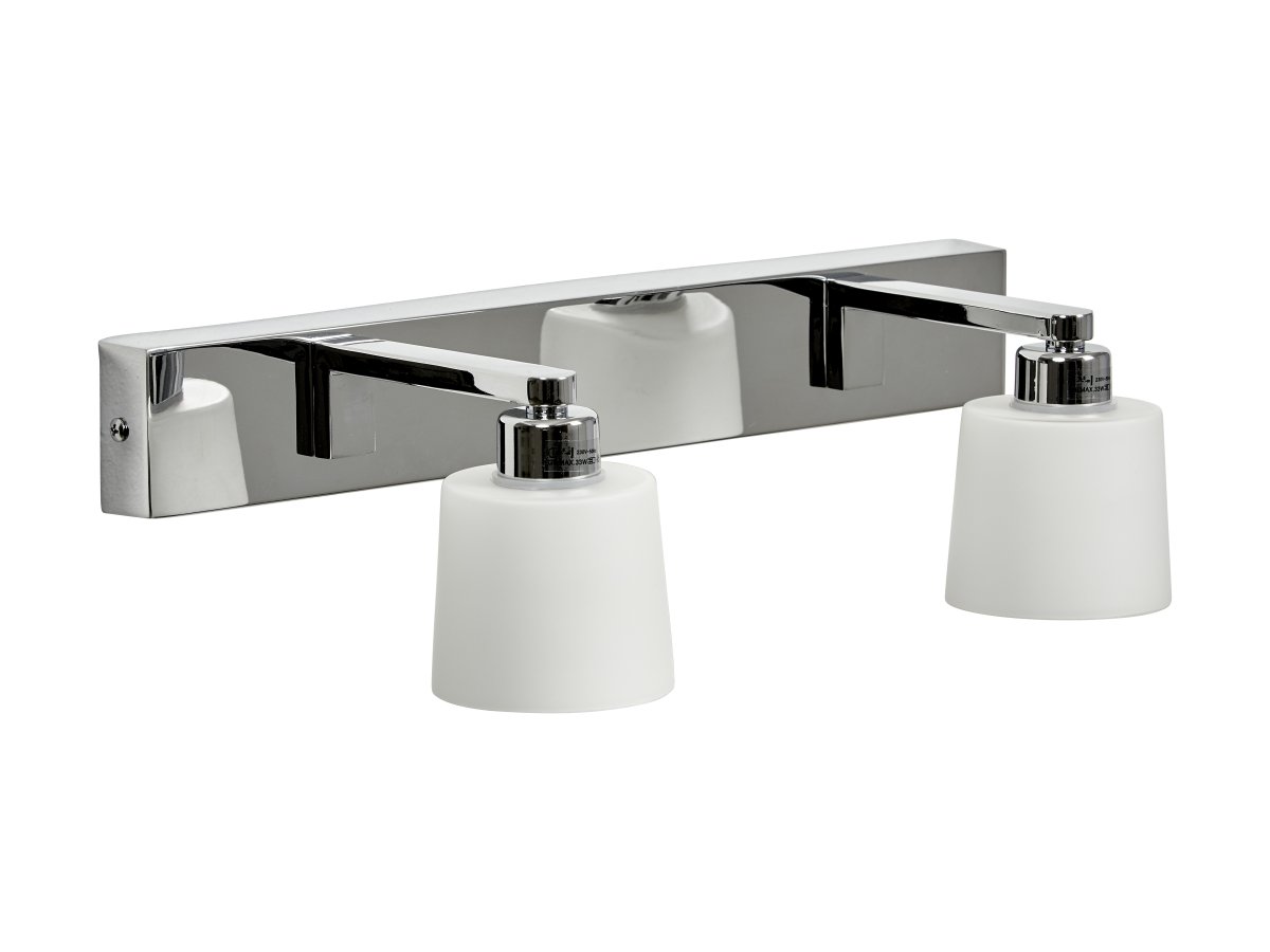 Ulvö 40cm Chrom badezimmerlampe Von Armaturhantverk - Diese Lampe vereint Funktion und Design, um Ihrem Badezimmer eine erheiternde und stilvolle Atmosphäre zu verleihen.