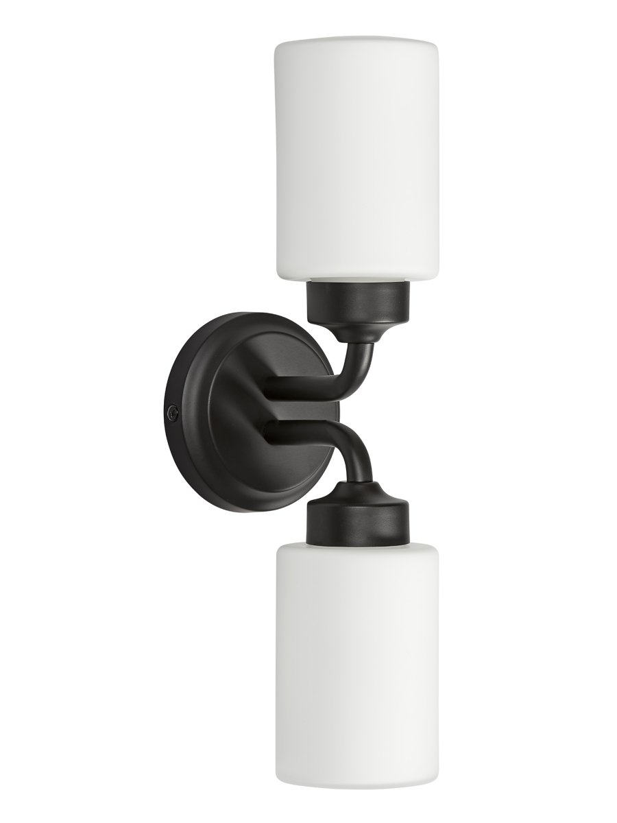 Boda 36cm Schwarz badezimmerlampe Von Armaturhantverk - Die Lampe verfügt über die Schutzart IP44 und ist somit sicher und zuverlässig für den Einsatz in Feuchträumen geeignet.