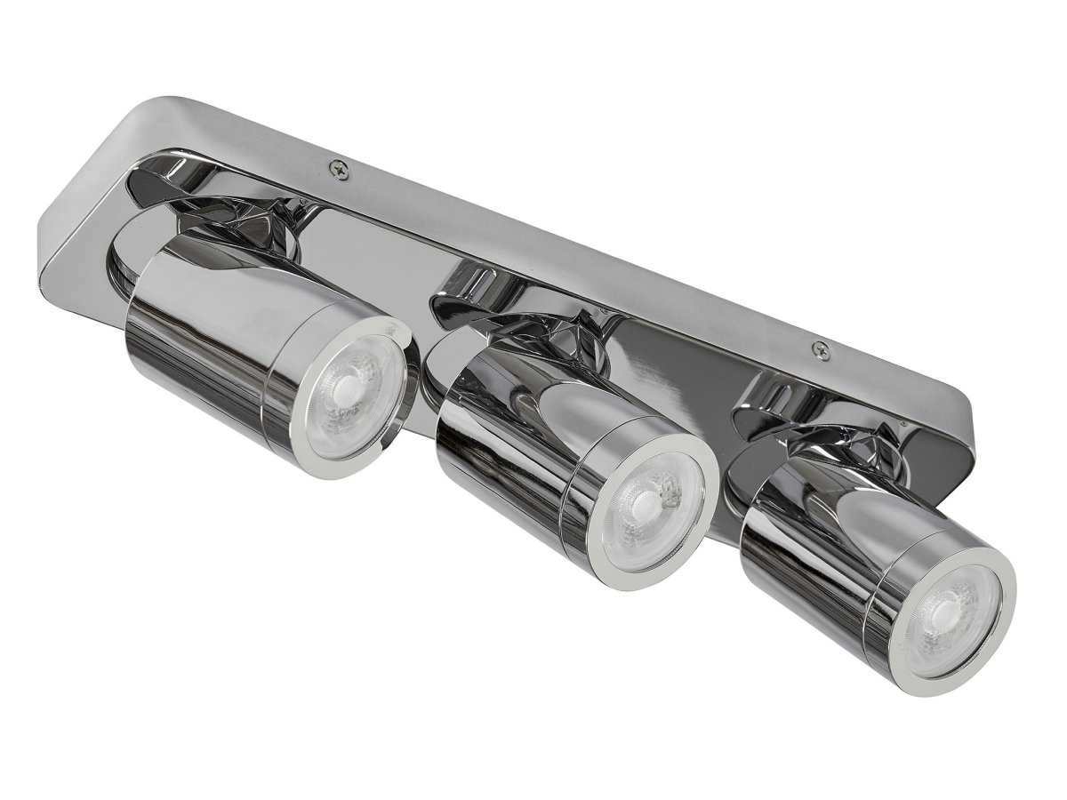 Torsö 36cm Chrom badezimmerlampe Von Armaturhantverk - Der Strahler verfügt über die Schutzart IP44, was bedeutet, dass er für feuchte Umgebungen sicher und langlebig ist.