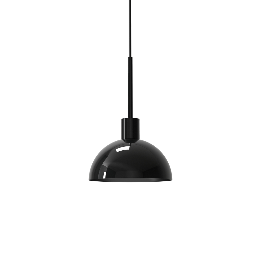 Vienda Ø20 Schwarz hängelampe Von Herstal - Vienda ist eine stilvolle Pendelleuchte aus Metall in gl&auml;nzendem Schwarz mit zeitlosem Design.
