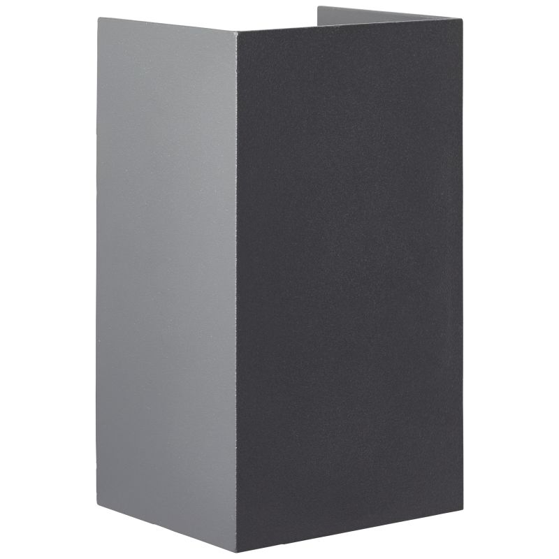 Hilly Dunkelgrau außenlampe Von Brilliant - Die Außenwandleuchte Hilly bietet sowohl praktische als auch dekorative Beleuchtung für die Hausfassade.