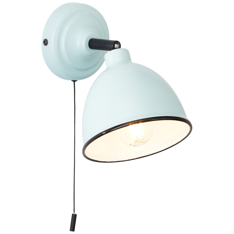 Telio Hellblau leselampe Von Brilliant - Das Design ist klassisch und harmonisch mit nat&uuml;rlichen Elementen und sanften Farbt&ouml;nen kombiniert.