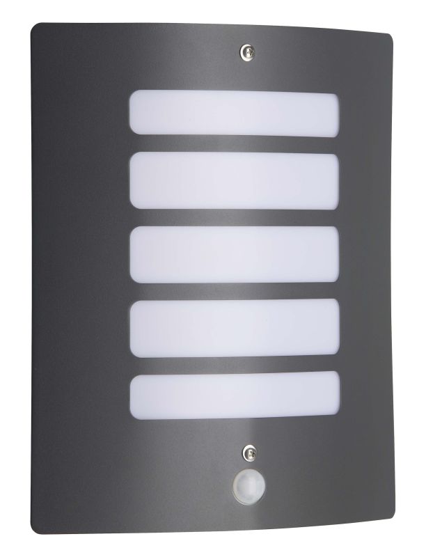 Zoombild von Todd Anthrazit außenlampe Von Brilliant - Dank des stilvollen Designs fügt sich die Leuchte natürlich in die Hauswände ein.
