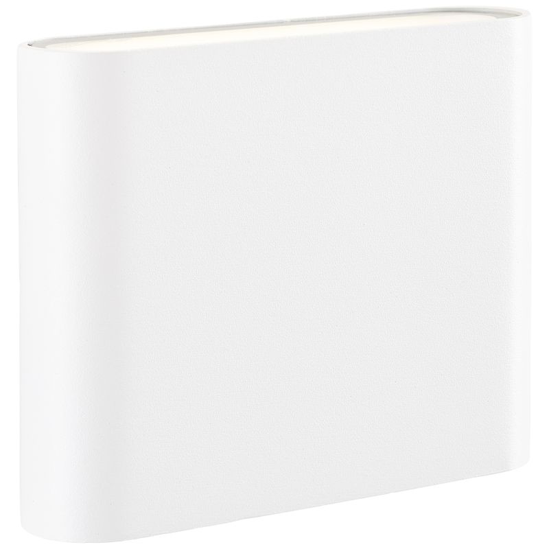 Welbie Weiß außenlampe Von Brilliant - Die Welbie Wandleuchte eignet sich perfekt zur Beleuchtung der Eingangs- oder Terrassentür und sorgt an dunklen Abenden für sicheres Licht an der Hauswand.