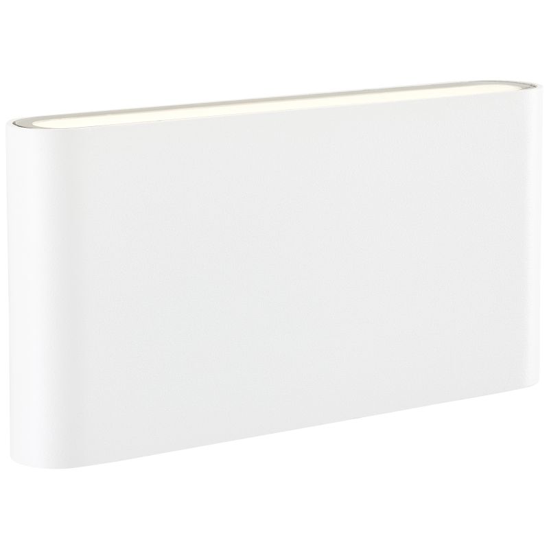 Welbie Weiß außenlampe Von Brilliant - Die Welbie Wandleuchte eignet sich perfekt zur Beleuchtung der Eingangs- oder Terrassentür und sorgt an dunklen Abenden für sicheres Licht an der Hauswand.
