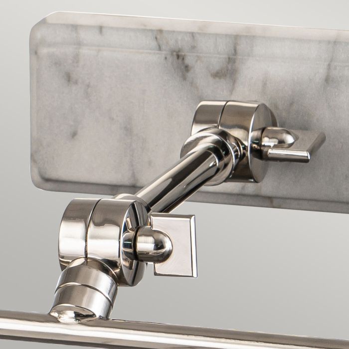 Winchfield 45cm Weiß Von Elstead Lighting - Erhältlich in antikem Messing, Mattschwarz und Eicheneffekt für Bildschirme und Wandhalterungen.