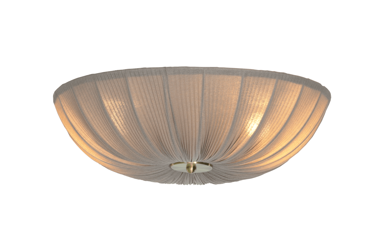 Lady Ø45 Grau deckenleuchte Von Aneta Lighting - Eine dekorative Tischleuchte, die sich sowohl im Wohnzimmer als auch im Schlafzimmer und im Flur harmonisch einf&uuml;gt.