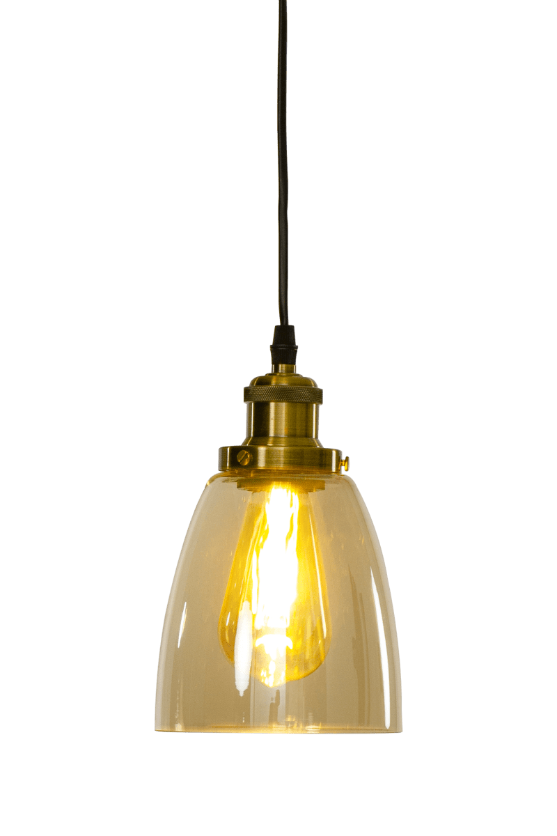 Niki Ø14 Bernstein fensterlampe Von Aneta Lighting - Niki ist eine schlichte und elegante Fensterh&auml;ngelampe, die mit ihren antiken Messingdetails jedem Raum eine heimelige Atmosph&auml;re verleiht.