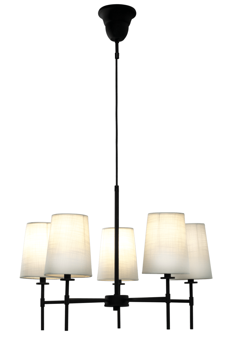 Zoombild von Verbier Ø58 Schwarz hängelampe Von Aneta Lighting - Verbier erzeugt ein angenehmes und elegantes Licht, das sich perfekt zur Tischbeleuchtung bei gemütlichen Abendessen in der Küche oder im Esszimmer eignet.